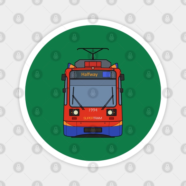 Sheffield Tram Magnet by charlie-care